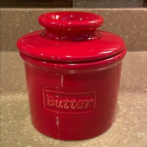 Original Butter Bell Scarlet RED Ceramic Butter Storage